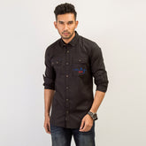 Shirt:Full Sleeve_Trendy Fit_ Solid_400#2